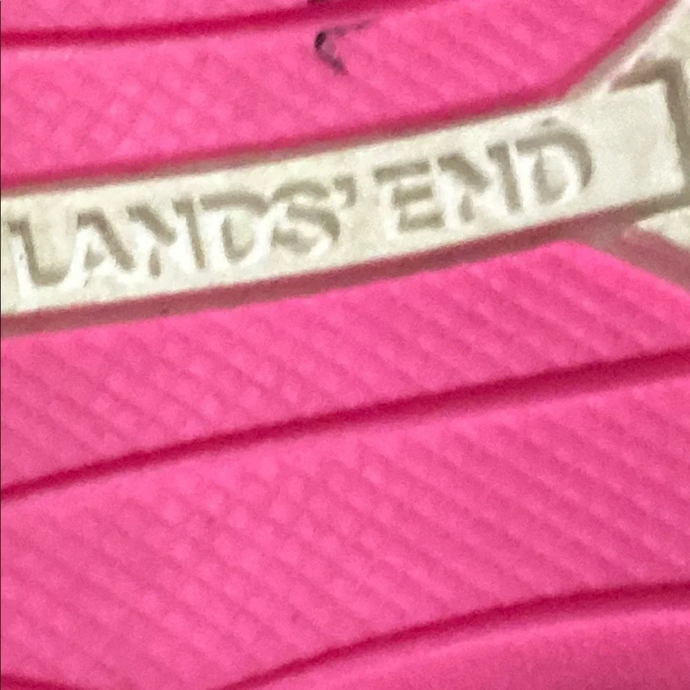 LANDS END GIRLS SIZE 3‎ MULTICOLOR SANDALS WATER SHOES with HOOK AND LOOP Straps